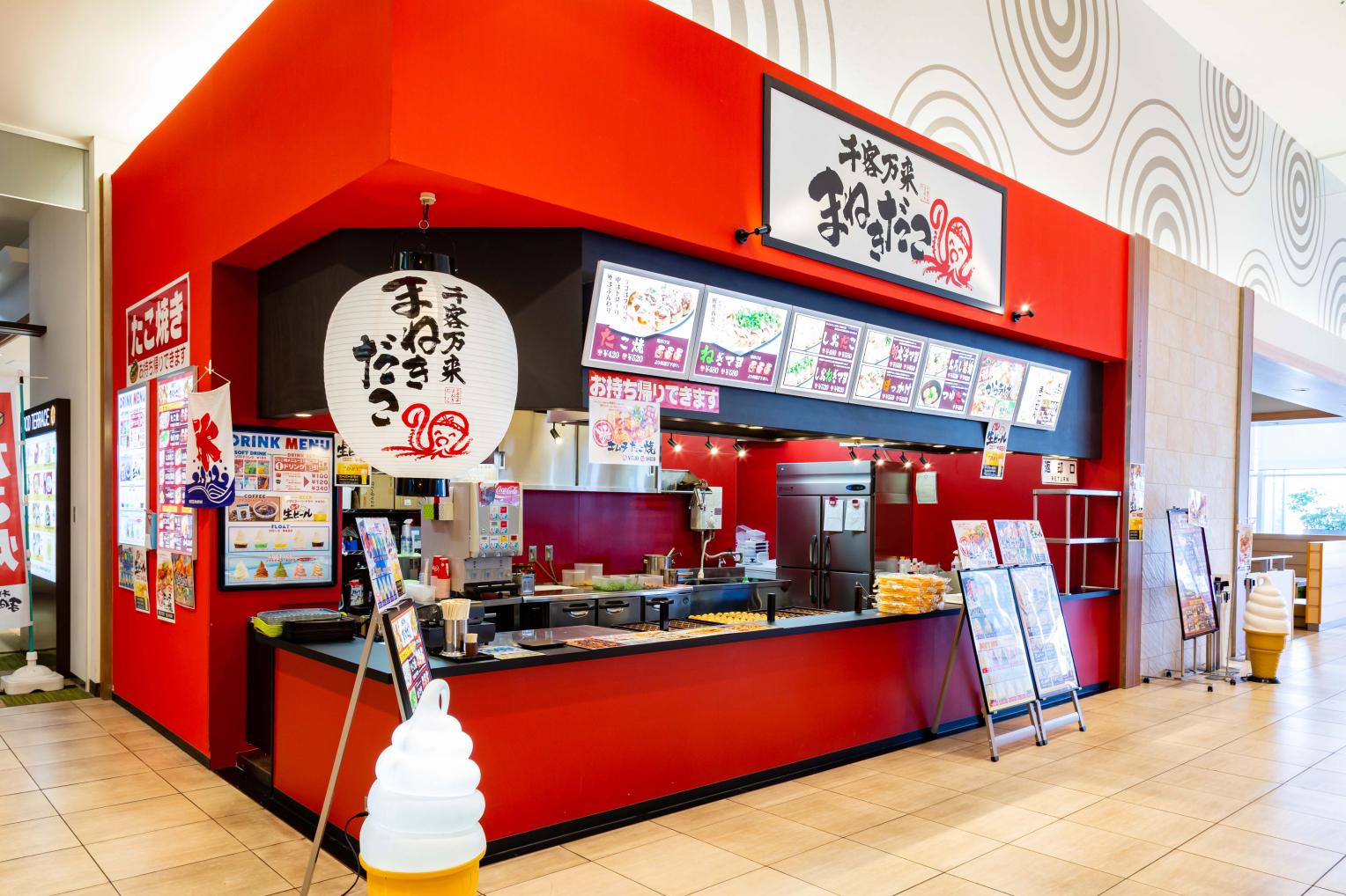 本場大阪の「たこ焼」が食べられる屋台感覚のお店