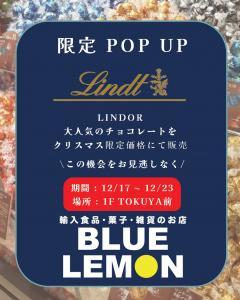 【お知らせ】BLUE LEMON POPUP 催事