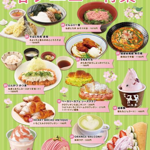 【お知らせ】2026 春メニュー特集