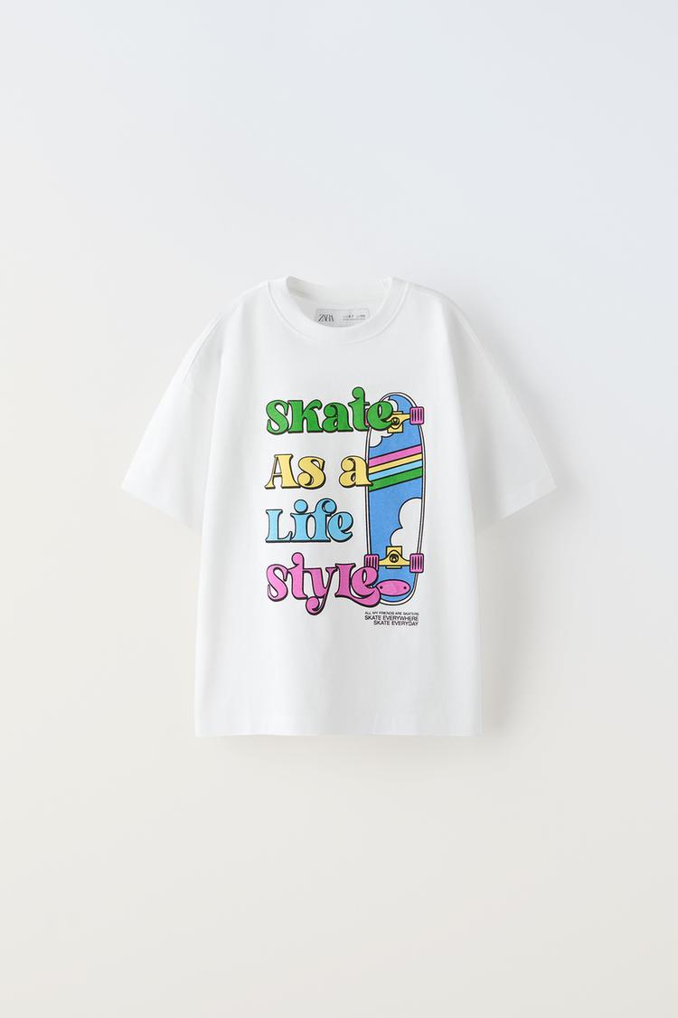 ZARA KIDS｜テキストプリント Tシャツ