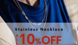  SUMMER SALE 第2弾！  Stainless Necklace 10%OFF！！