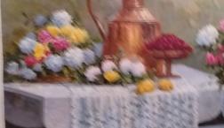 油絵 F10号 イメージ お選びください、額はお好みで仕上げます。