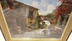 ミラノ 1955年生まれ アレックス・ブーン油絵 ヨーロッパの風景画 入荷