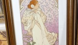 春の特別セール!ミュシャ リトグラフ版画 1点!1枚のみの大特価!!