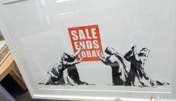 バンクシー シルクスクリーン版画有名!