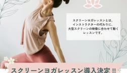 スクリーンレッスン導入!!