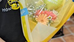 就職お祝いの花束