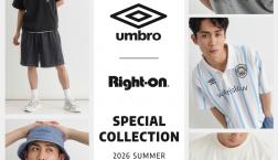 【限定ショッパープレゼント✨️】Right-on別注「umbro」商品を発売中!!Right-on