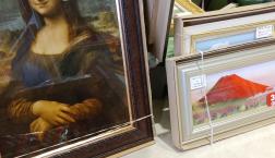 レオナルド・ダ・ヴィンチ「モナ・リザ」そして葛飾北斎 シルクスクリーン版画有名