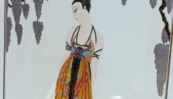 元気に「美 愛と平和」の絵画!美しいシルクスクリーン版画 ファッション界の父と言われた「エルテ」!