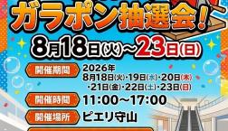 夏休み限定ガラポン抽選会!